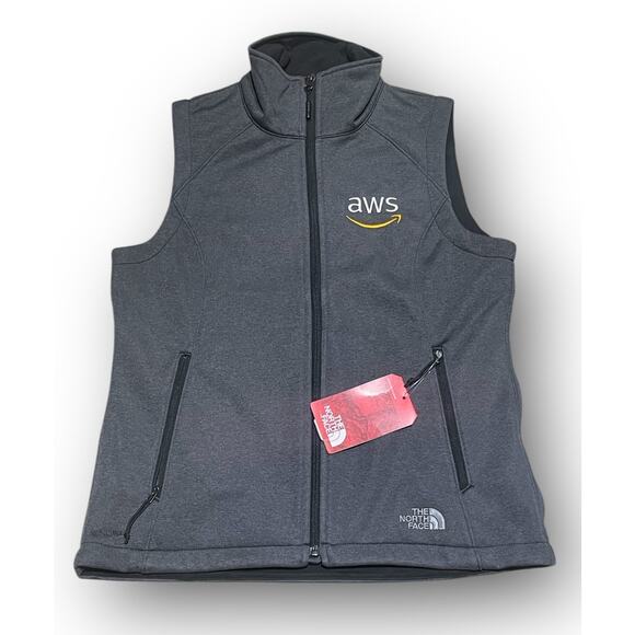 The North Face Jackets & Blazers - The‎ North Face Womens Vest Size Medium Gray Contentsquare AWS Logo